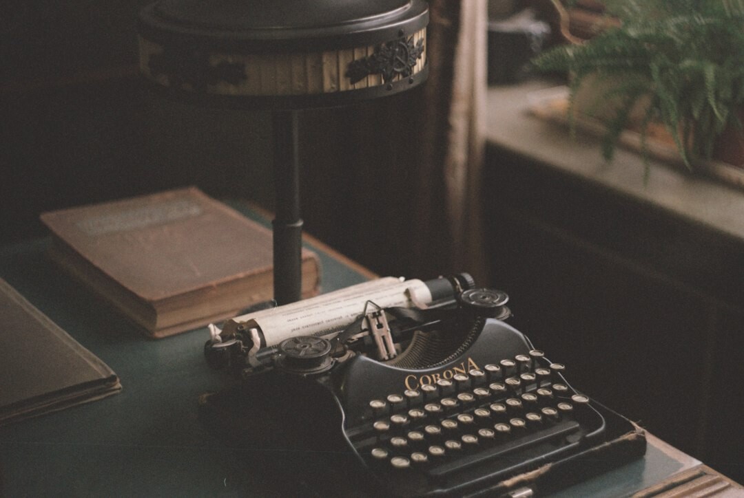 writer revising manuscript